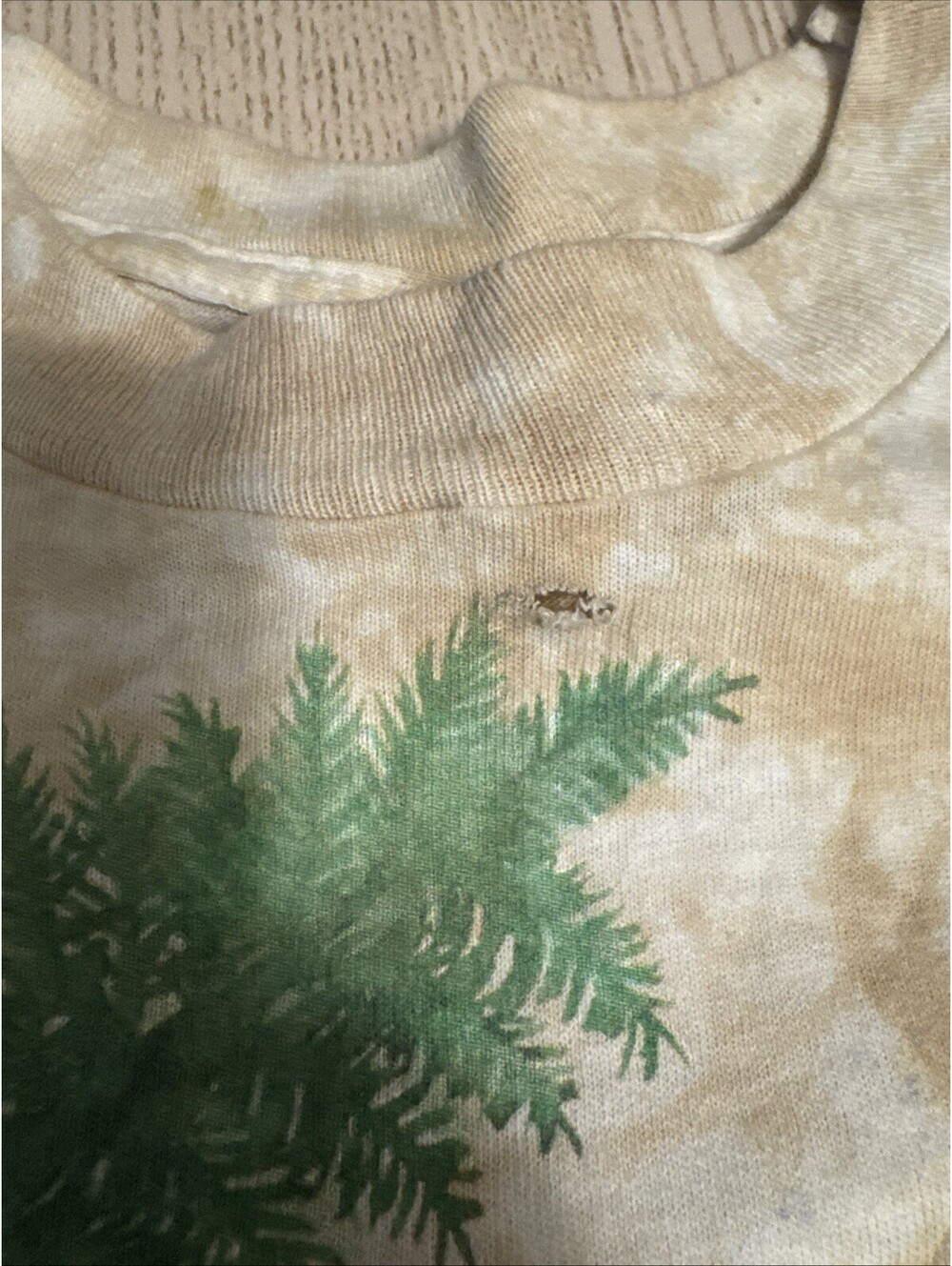 Vintage 1991 Liquid Blue Rainforest Preserve T-Shirt Tie Dye XL Single Stitch - Picture 11 of 16